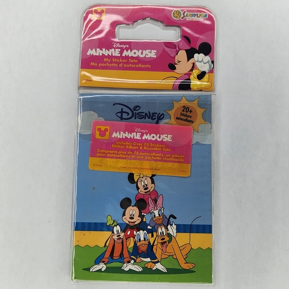 Brand-New Old Stock Vintage Disney Minnie Mouse Sticker Album & Stickers y2k - Picture 4 of 4